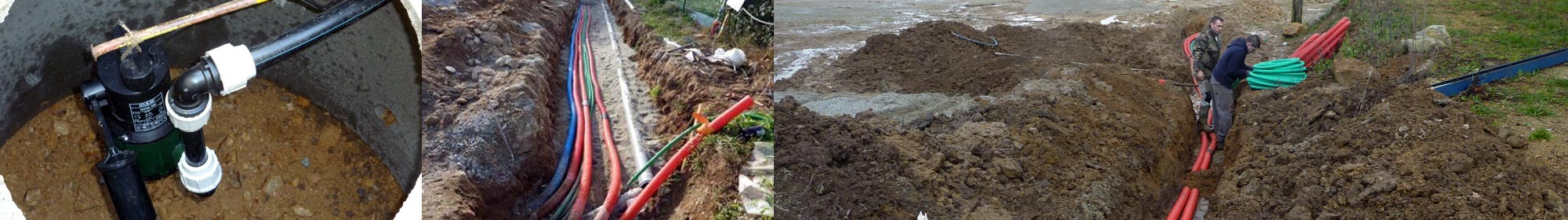 Travaux de terrassement et d'assainissement autour de Vannes, Carnac, Brech en Morbihan